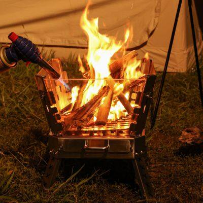 Microcrystalline Glass Fire Pit Outdoor Stove photo-1