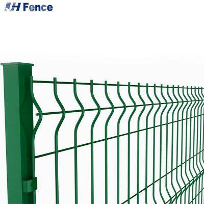 3D Curvy PVC Coated Welded Wire Mesh Fencing