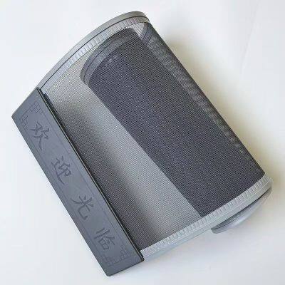 Heavy Duty Titanium Steel Mesh Magnetic Door Curtain With Reinforced Edges