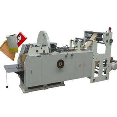 Roll Feeding Block Bottom Paper Bag Forming Machine