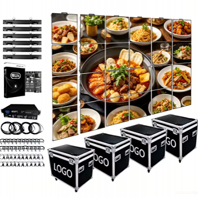 500x500/500x1000 P2.9/P3.91 панели светодиодной видео стены для аренды для внутренних/наружных помещений, подходящие для зданий