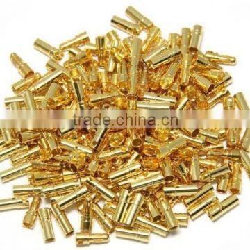 Gold Tone Metal Banana Plug Male Female Banana Bullet Connector photo-3
