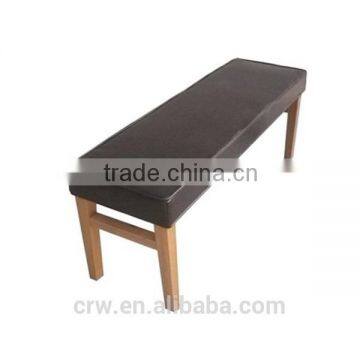 Pine Wood Indoor Bed End Furniture Wood Bench Chair