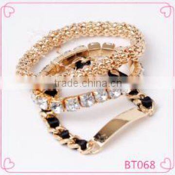 Fancy style crystal great bracelet China wholesale high quality girls bracelet