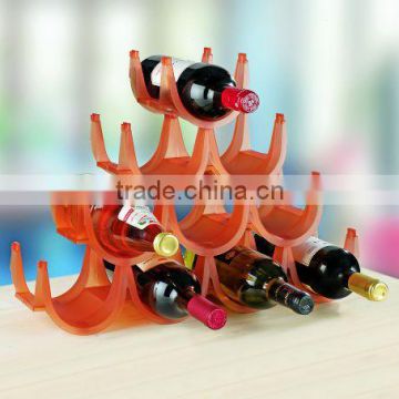 10 pcs Plastic Wine Storage Racks Wholesale Plastic Durable Standing Wine Rack Round Wine Rack