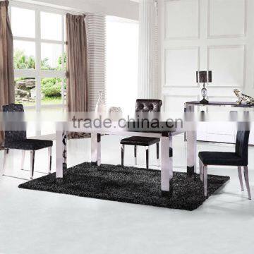 modern design grey leather dining chair