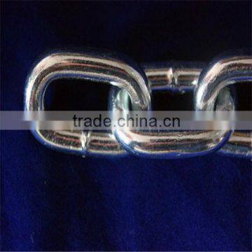 6mm galvanized stainless steel link chain