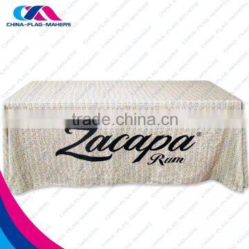 Custom Trade Show Champagne Color Table Cloth photo-4