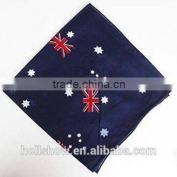 Flag Camouflage Printed Square Neckwear Cotton Bandana