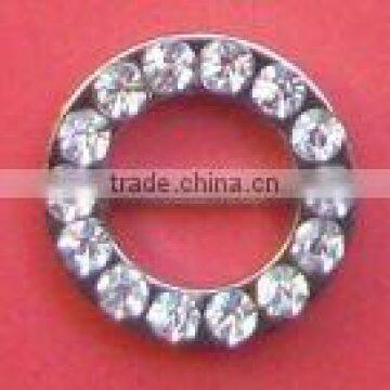 10mm strap round rhinestone buckle