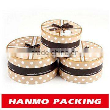 Custom Printed&design Round Rigid Cardboard Gift Box Set Wholesale