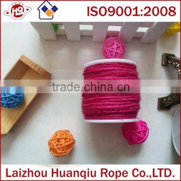 100 Meter Roll hot pink Color Jute Twine String