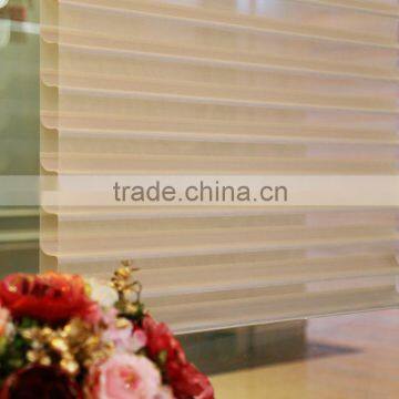 Yilian fabric curtain and shangri-la blinds for home decore