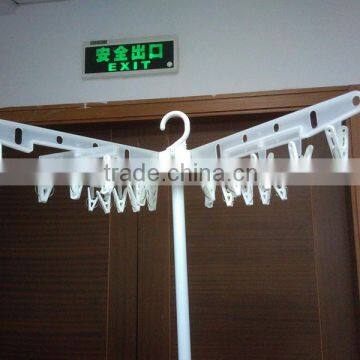 Household Products Folding Plastic Laundry Dryer Hanger photo-3