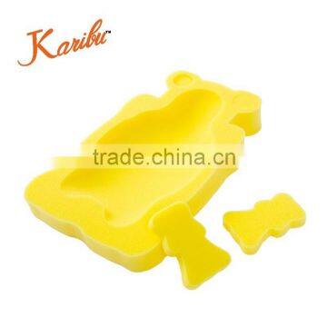 PM1812 Safety and Soft Animal Shape Baby Bath Sponge Baby Cushion for Massage photo-2