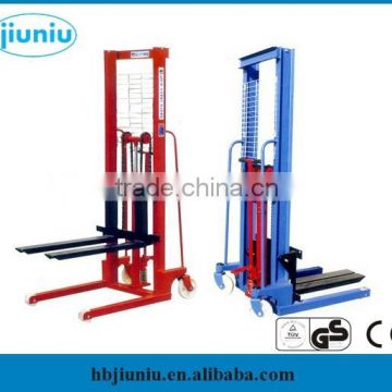 Manual hydraulic stacker, hydraulic container stacker