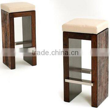 Contemporary Bar Stool , Wooden Bar Stool