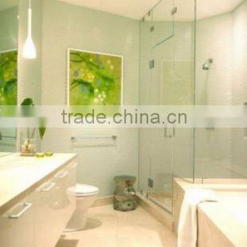 economical and practical Shower Enclosures prefab frameless tempered glass shower room per price