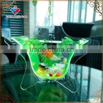 home decoration colorful acrylic fish tank