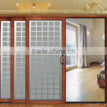 aluminum profile powder coated for wardrobe sliding door