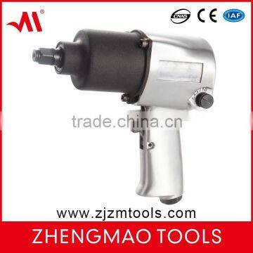 half inch air impact wrench with twin hammer