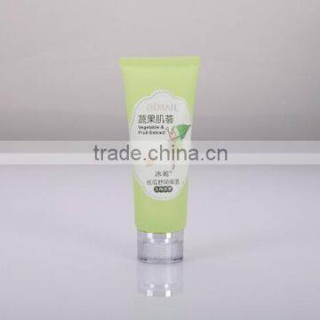 120ml Luxury Cosmetic Packaging Tube With Acrylic Cap for Face Cleaning