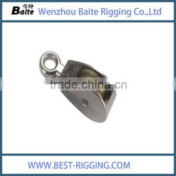 ZINC PLATED 58.5mm SINGLE WHEEL PULLEY photo-4