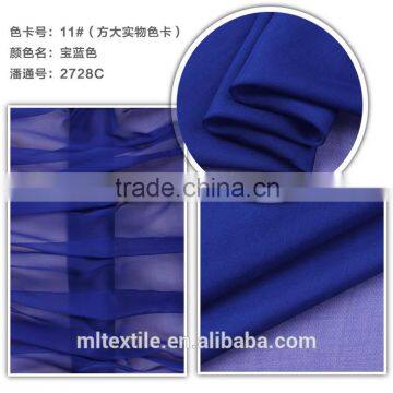 Natural Pure 100% Mulberry 5 Momme Silk Chiffon Fabric photo-4