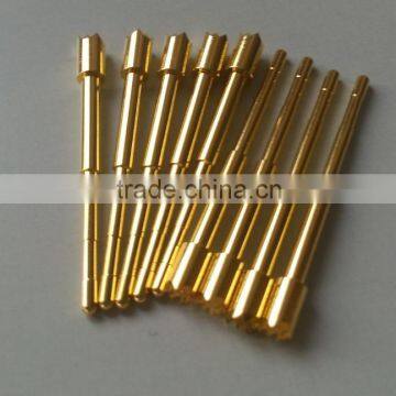 spring loaded test probe pin connector