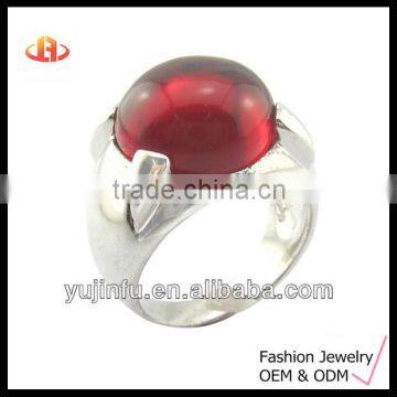 Dedicate Silver Ruby Platinum Ring