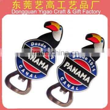 Double sided Soft PVC 3D promotional beer bottle openers