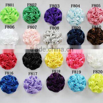 20 Colors of 3" Cabbage Ribbon Rose Flower For Kids                        
                                                Quality Choice