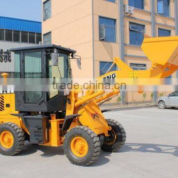 1600kg articulated mini wheel loader with ce / 1.6ton small loader with wood grapple / ZL16 compact wheel loader / ZL916 loader