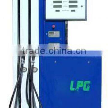 LPG dispenser with LPG nozzle and flow meter