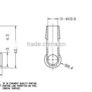 1/2" Tee Joints Plastic Joint Tube Joint Tube Connector PP Body photo-2