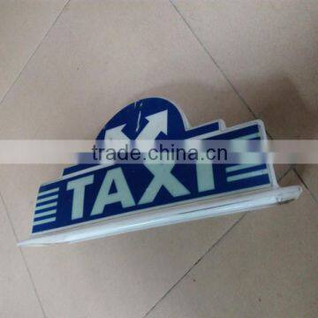 Taxi Car light box led sign for advertisement car roof box