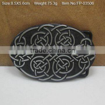 Cross Belt Buckle With Rhinestones Plain Plate Buckle For 2 1/4" Belts photo-4