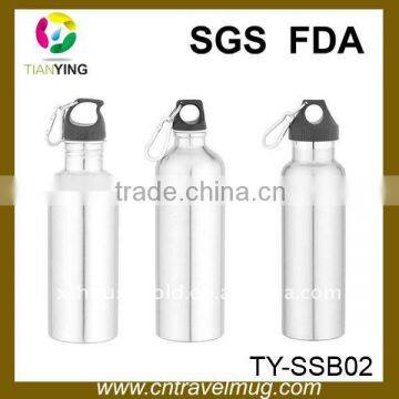 new design stainless steel sport water bottle with different lids