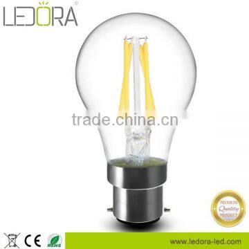 Hot sale CE certificate All glass no plastic 2200K dimmable led filament bulb B22