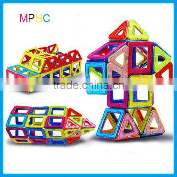 Hot Selling Kids Educational DIY Toy Magnet Tile Building Blocks