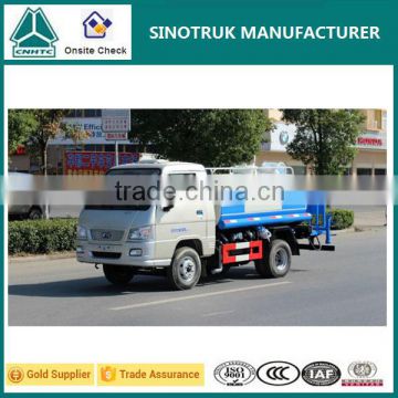 Small 4x2 2000L Carbon Steel Water Tanker Truck for Sale