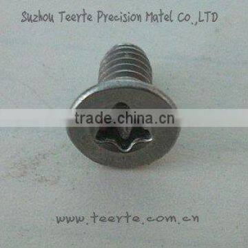 six lobe flat head screw