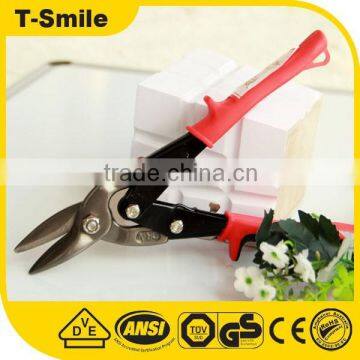 Iron Scissors Red And Black Double Color Handle Avation Snips Tin Snips