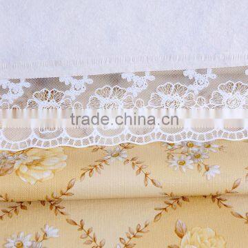 Hot Sale PVC Vinyl Lace Tablecloth With Flannel/cotton Backing photo-2