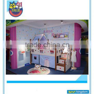 China Furniture Factory Children Loft Bed With Tent