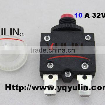 FILN Wp-01 Circuit Breakers Silver Contact Point 10A 6A Plastic Overload Protector Switch With Waterproof Cover photo-2
