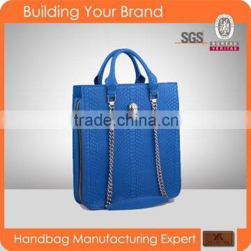 3347 2015 Fashion Blue Women Handbags Real Python Bag Animal Leather Bags                        
                                                Quality Choice