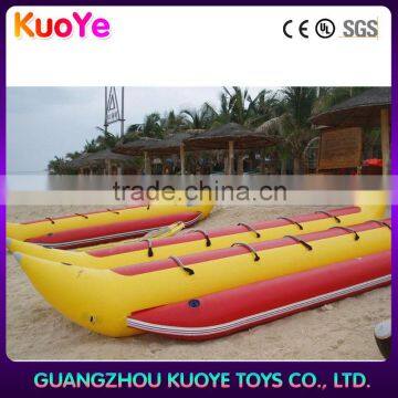 Inflatable Banana Boat Water Games, Floating Inflatable Boat, Banana Inflatable Water Boat