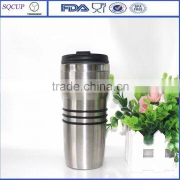 NEW Design 16oz best insulated stainless steel coffee travel thermos mug BPA free