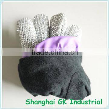 High Quality Metal Yarn Dish Scouring Gloves photo-3